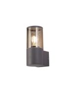 Marcliff Outdoor Wall Light - Anthracite & Smoked