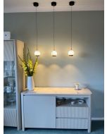 Astral Single Pendant - Matt Gold