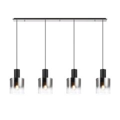 Blackwell 4 Light Pendant Bar - Smoked Fade