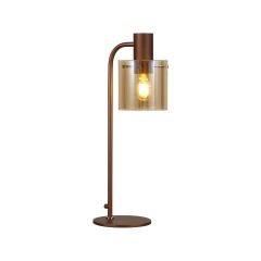 Blackwell Curved Table Lamp - Mocha
