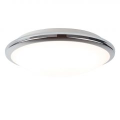 7938-30CC LED Bathroom Flush Ceiling Light - Polished chrome