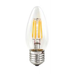 LED Dimmable 4.5w E27 Filament Candle Bulb