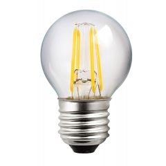 LED Dimmable 5w E27 Filament Golfball Bulb